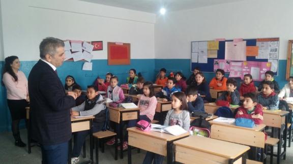 İlçe Milli Eğitim Müdürü Selman YILDIRTAN Gökçeada Ortaokulunu ziyaret etti